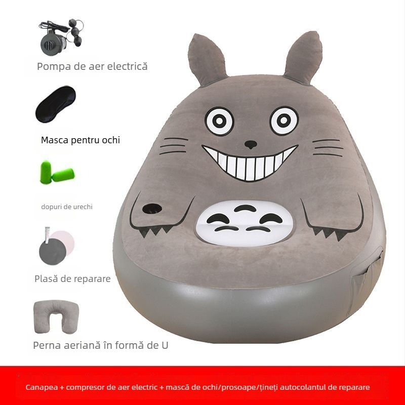 Canapea gonflabilă pentru o singură persoană, pentru uz casnic, stil american.