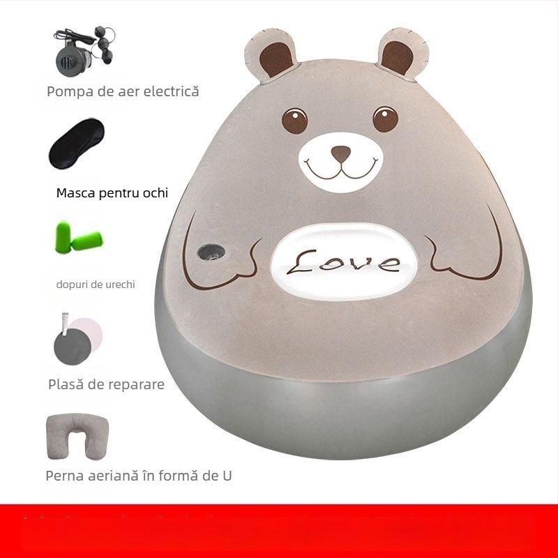 Canapea gonflabilă pentru o singură persoană, pentru uz casnic, stil american.