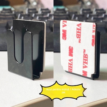 Suport auto pentru microfon, cârlig metalic anti-alunecare pentru Yaesu 7900R și 271