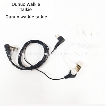 Clip pentru tubul de aer al căștii pentru radio, Guotong-compatibil cu Motorola GP68/88/300 M-Head, rezistent la praf, fără baterie, rază 1,5–3 km