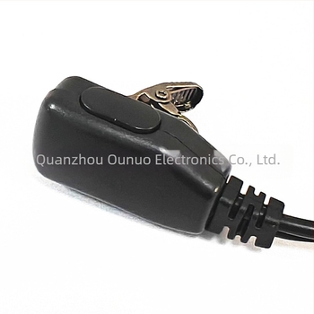 Clip pentru tubul de aer al căștii pentru radio, Guotong-compatibil cu Motorola GP68/88/300 M-Head, rezistent la praf, fără baterie, rază 1,5–3 km