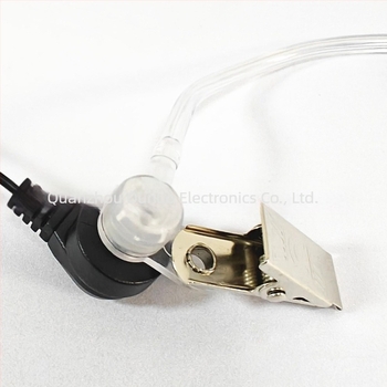 Clip pentru tubul de aer al căștii pentru radio, Guotong-compatibil cu Motorola GP68/88/300 M-Head, rezistent la praf, fără baterie, rază 1,5–3 km