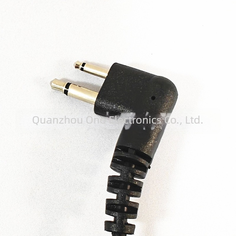 Clip pentru tubul de aer al căștii pentru radio, Guotong-compatibil cu Motorola GP68/88/300 M-Head, rezistent la praf, fără baterie, rază 1,5–3 km