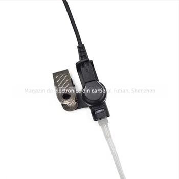 Căști intra-auriculare cu PTT și tub de aer pentru motociclete, compatibile cu XPR XiR DP DGP APX7000; raza de acțiune 1,5–3 km; fără baterie; anti-interferență