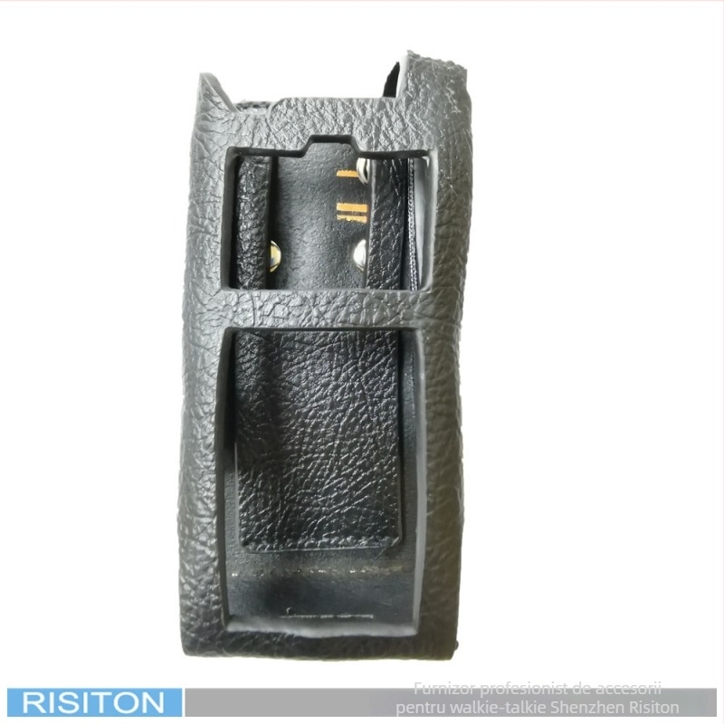 Husă din piele pentru radio portabil PT-3100, piele de vacă prim-strat, protecție anti-cadere, VHF/UHF, 5W