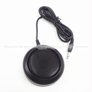 Difuzor extern mic pentru intercom auto, conector 3,5 mm, montaj autoadeziv, anti-interferență, fără baterie, autonomie până la 3 km