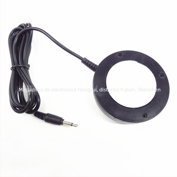 Difuzor extern mic pentru intercom auto, conector 3,5 mm, montaj autoadeziv, anti-interferență, fără baterie, autonomie până la 3 km