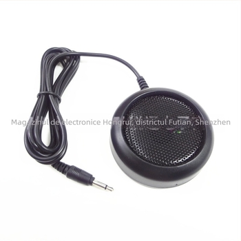 Difuzor extern mic pentru intercom auto, conector 3,5 mm, montaj autoadeziv, anti-interferență, fără baterie, autonomie până la 3 km