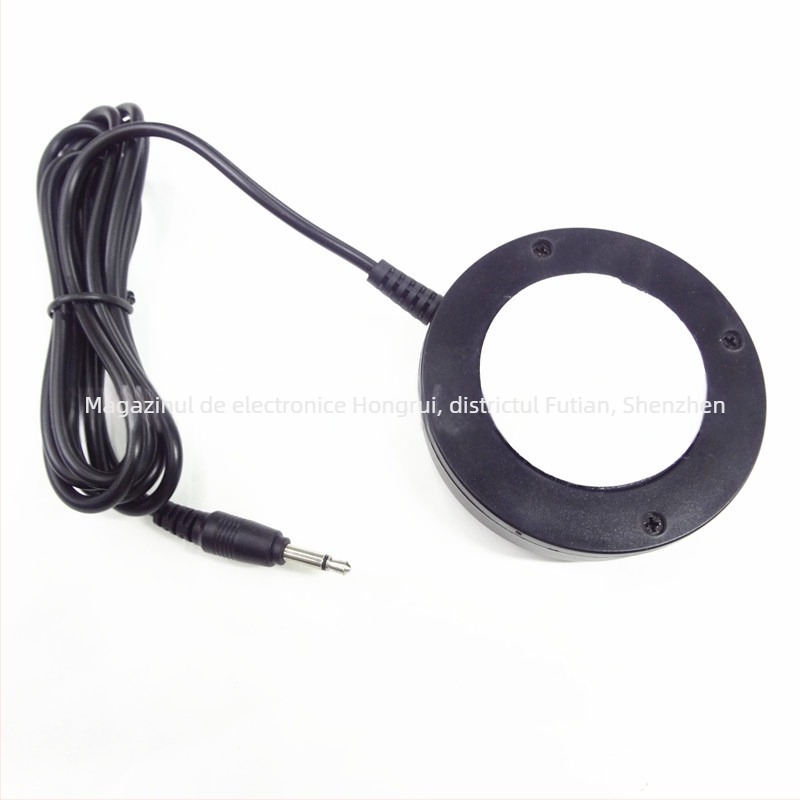 Difuzor extern mic pentru intercom auto, conector 3,5 mm, montaj autoadeziv, anti-interferență, fără baterie, autonomie până la 3 km