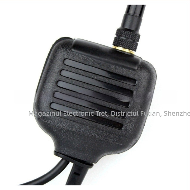 Accesorii pentru radiocomunicații: Microfon de mână KMC26 cu antenă, compatibil Baofeng, TYT și alte dispozitive; Brand YIDATON; Model KMC26; Tip de comunicație: fără card