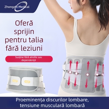 Centură de susținere lombară pentru ameliorarea ortopedică, respirabilă, din fibre de poliester, pentru adulți, yoga (Fibre de poliester • Adulți • Yoga)