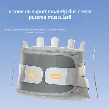 Centură de susținere lombară pentru ameliorarea ortopedică, respirabilă, din fibre de poliester, pentru adulți, yoga (Fibre de poliester • Adulți • Yoga)