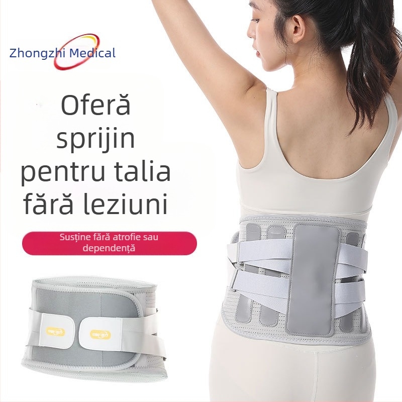 Centură de susținere lombară pentru ameliorarea ortopedică, respirabilă, din fibre de poliester, pentru adulți, yoga (Fibre de poliester • Adulți • Yoga)