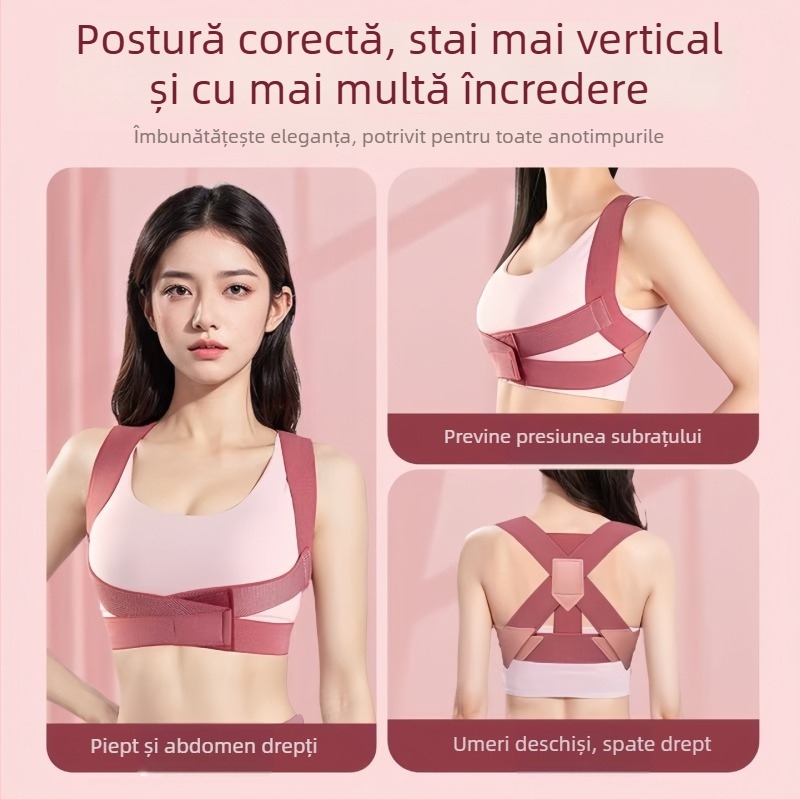 Curea de corectare a posturii Model 001 | Poliester | Utilizare all-season | Lansare primăvara 2025