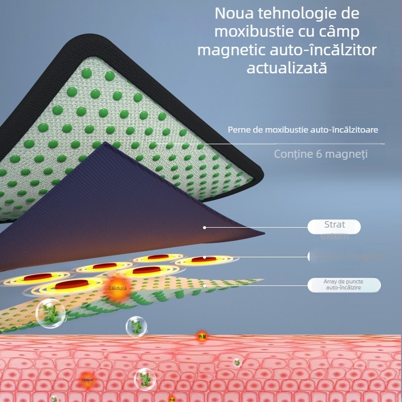 Curea de talie respirabilă cu placă din oțel, unisex, țesătură plasă, autoîncălzire, model de vară