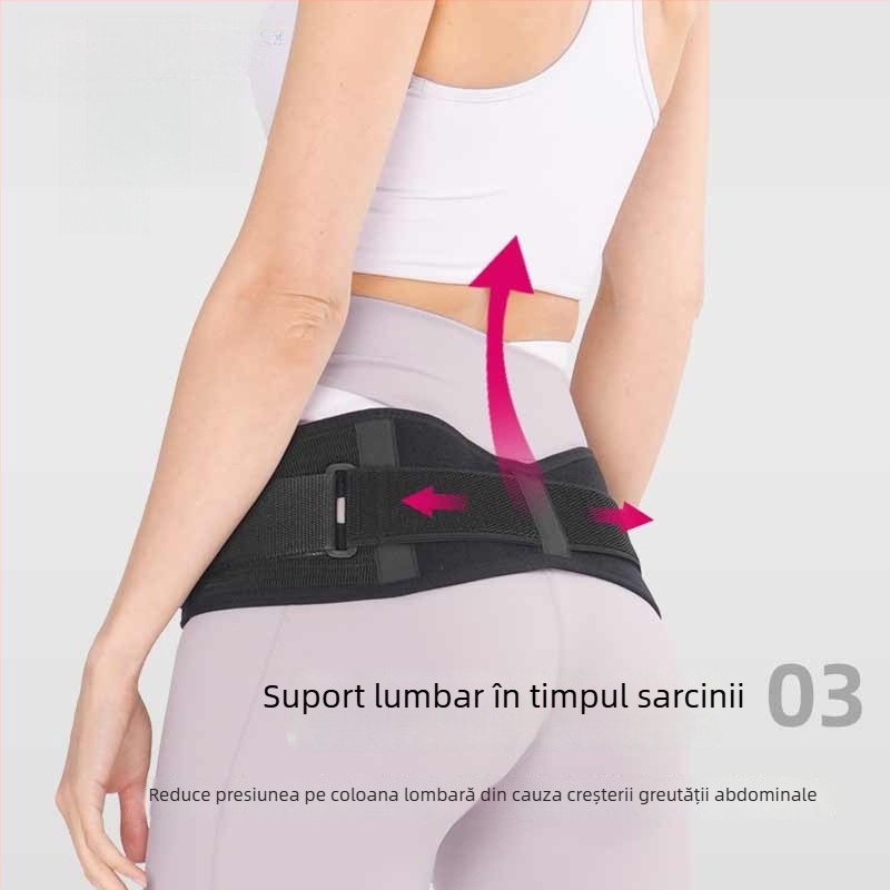 Bandă de contracție pelviană, respirabilă, elastică pentru femei adulte; materiale: neopren, panglică de pește; cutie cu 100 buc.; potrivită pentru alergare, masaj de sănătate, fitness