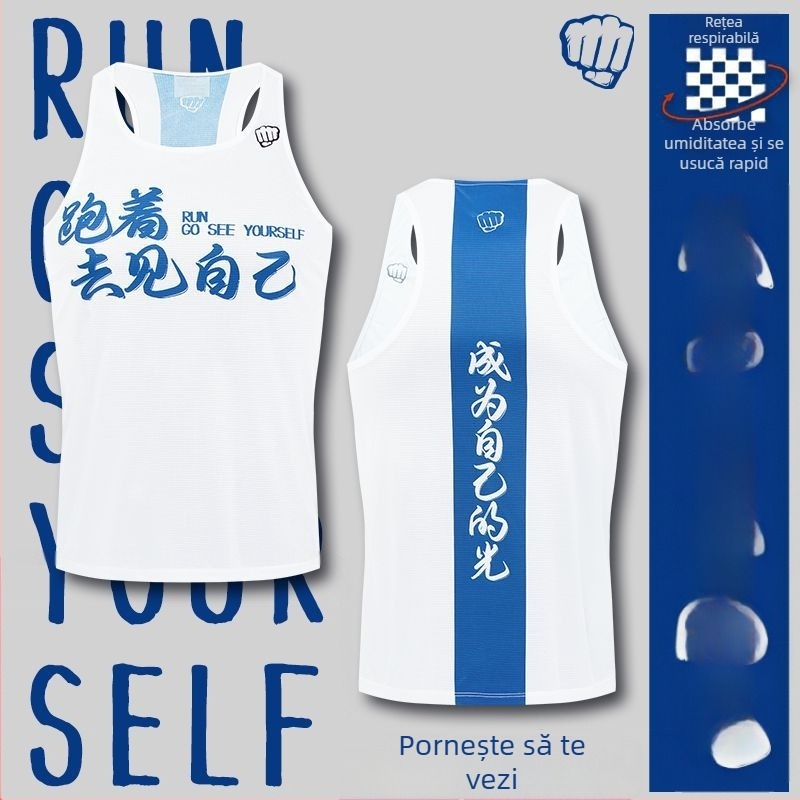 Vesta sport unisex pentru adulți, respirabilă din poliester