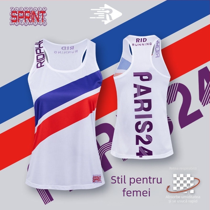 Vesta sport unisex pentru adulți, respirabilă din poliester