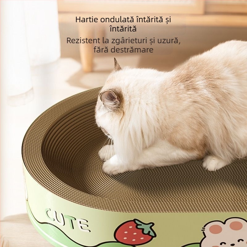 Cuib pentru pisici cu placă de zgâriere, totul într-unul; material: Default item, ambalaj: 1, stil: drăguț