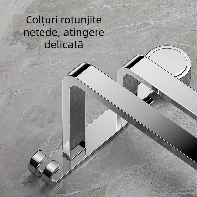 Raft pentru papuci și prosoape din oțel inoxidabil 304 - montaj fără găuri, Guangkai brand, personalizabil