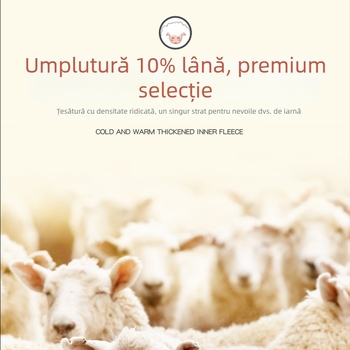 Pantaloni termici pentru copii, căptuți cu fleece, talie înaltă, 95% poliester + 5% spandex, toamnă-iarnă