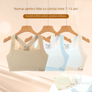Sutien de dezvoltare pentru fete, primul stadiu, 8–12 ani, nailon/spandex 80/20, pentru toate sezoanele