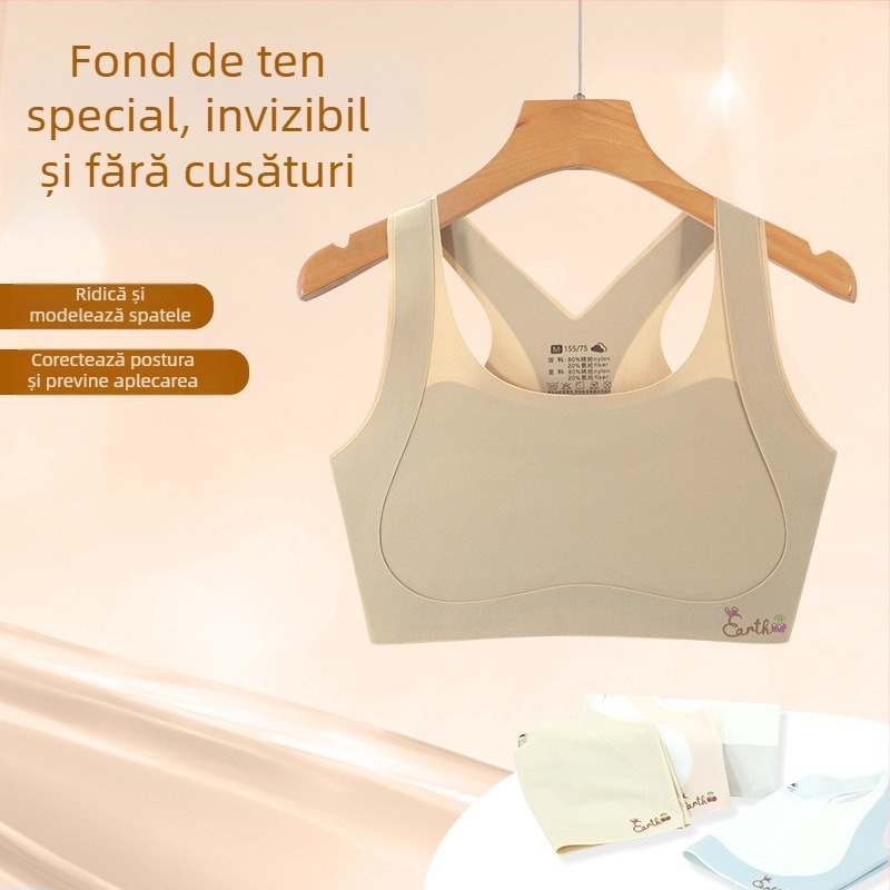 Sutien de dezvoltare pentru fete, primul stadiu, 8–12 ani, nailon/spandex 80/20, pentru toate sezoanele