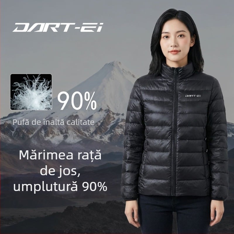 Liner termic din nailon ultraușor, pentru iarnă, croială slim-fit, protecție împotriva vântului și apei, țesătură subțire 101–120 g/m²