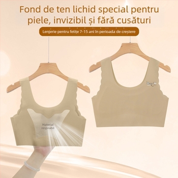 Set de lenjerie pentru fete din nailon cu sutien și maieu, compoziție 72% nailon / 28% elastan, destinat copiilor peste 8 ani, vară 2025, nivel de securitate Clasa A