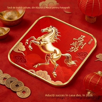 Tablou decorativ / Artă de perete – Panou unic, cu ramă, PP hârtie, Stil chinez modern.