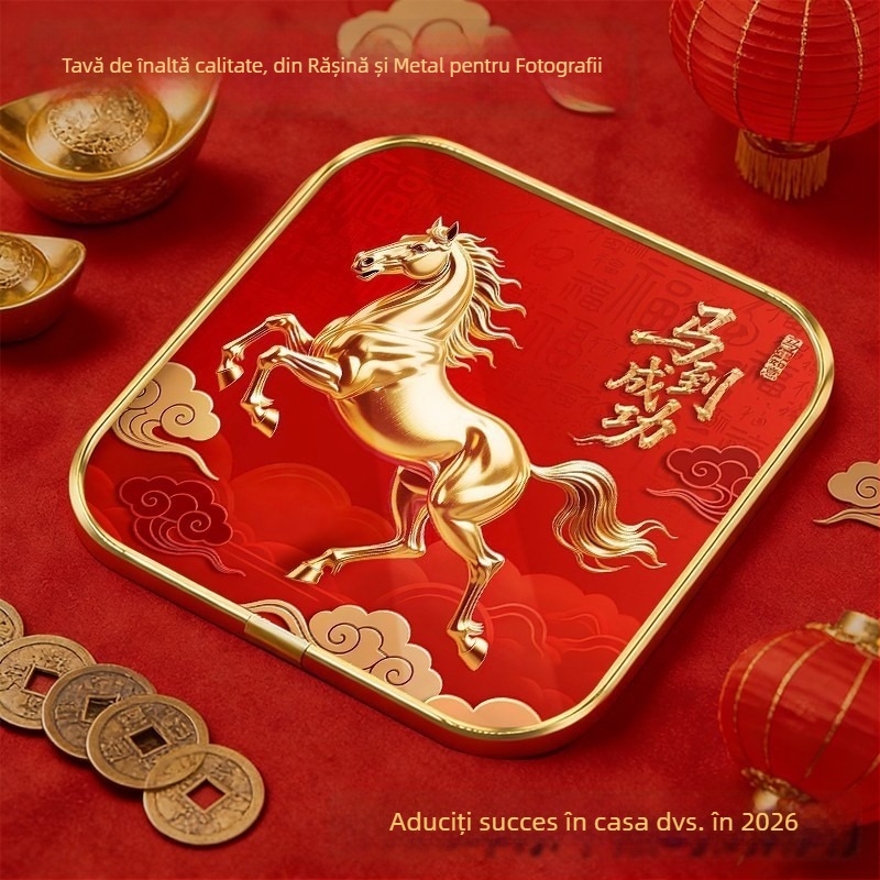 Tablou decorativ / Artă de perete – Panou unic, cu ramă, PP hârtie, Stil chinez modern.