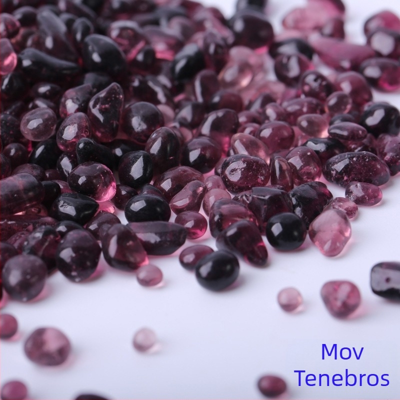 Pietre de peisaj pentru acvariu – nisip pentru fund cu bază din sticlă, pachet 25 kg, 250 g/buc, brand Huaying