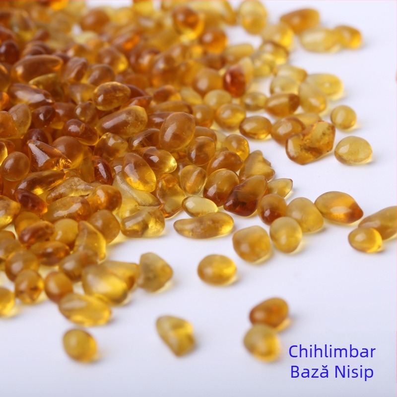 Pietre de peisaj pentru acvariu – nisip pentru fund cu bază din sticlă, pachet 25 kg, 250 g/buc, brand Huaying