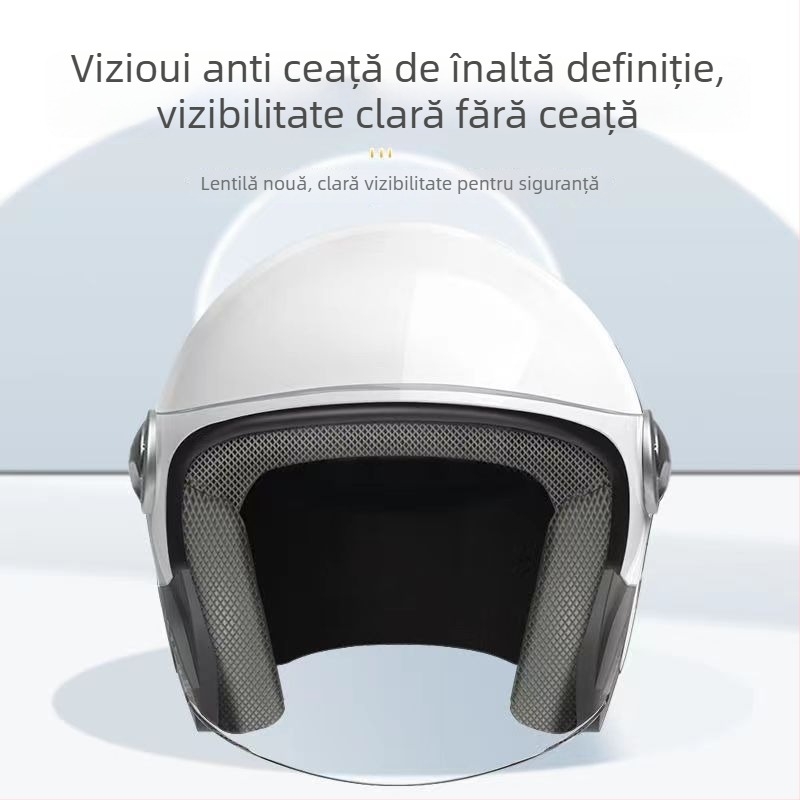 Casca pentru motocicletă și bicicletă electrică — Unisex, patru anotimpuri, cald cu design cu urechi duble; Model jwitWKMa; Personalizare: Da; Certificare: TCO99; Material: Altul; Potrivit pentru toți
