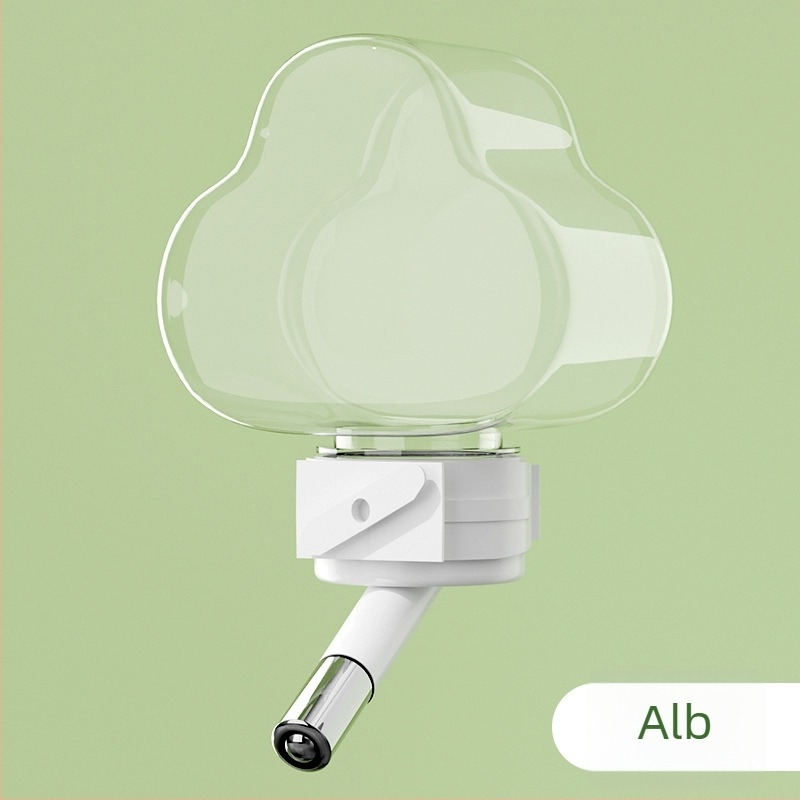 Sticlă de apă pentru hamster cu mecanism cu bilă rulantă, automată, transparentă, anti-scurgere (Material: PP+PC+Oțel inoxidabil; Origine: Shandong; Brand: Chengxi; Produs Nr.: Cloud Water Bottle)