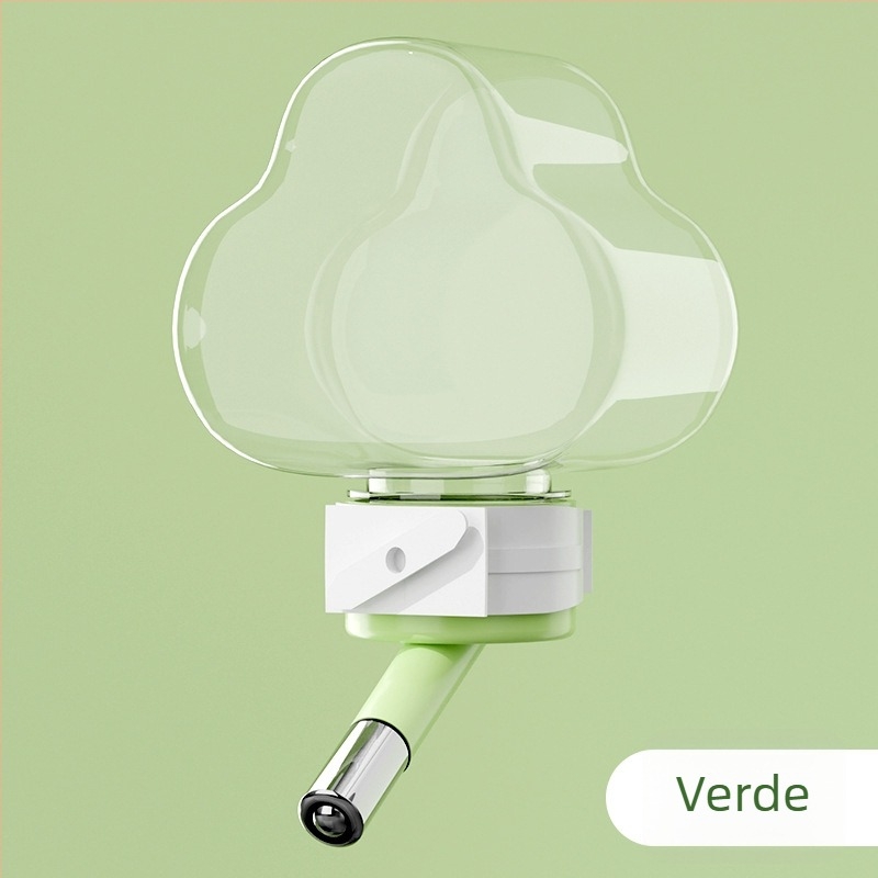 Sticlă de apă pentru hamster cu mecanism cu bilă rulantă, automată, transparentă, anti-scurgere (Material: PP+PC+Oțel inoxidabil; Origine: Shandong; Brand: Chengxi; Produs Nr.: Cloud Water Bottle)