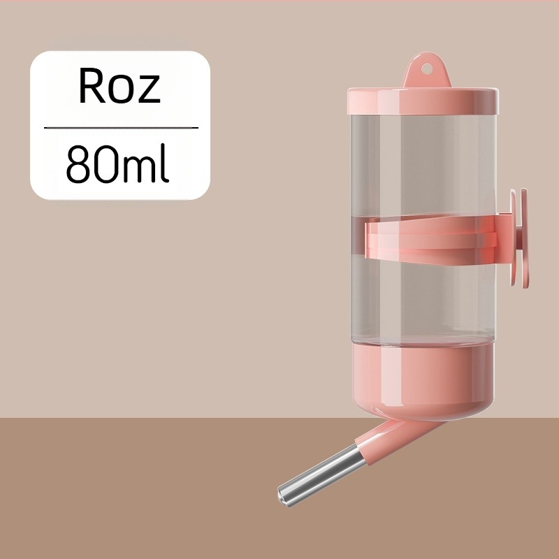 Sticlă de apă pentru hamster cu mecanism cu bilă rulantă, automată, transparentă, anti-scurgere (Material: PP+PC+Oțel inoxidabil; Origine: Shandong; Brand: Chengxi; Produs Nr.: Cloud Water Bottle)