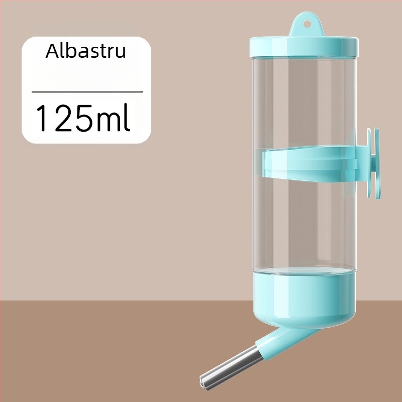 Sticlă de apă pentru hamster cu mecanism cu bilă rulantă, automată, transparentă, anti-scurgere (Material: PP+PC+Oțel inoxidabil; Origine: Shandong; Brand: Chengxi; Produs Nr.: Cloud Water Bottle)