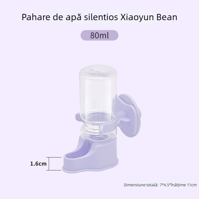 Dispenser de apă suspendat cu sifon silențios pentru animale de companie mici (Material: Altul; Origine: Altă; Import: Nu; Brand: Altă; Categoria: Alimentație pentru animale de companie)