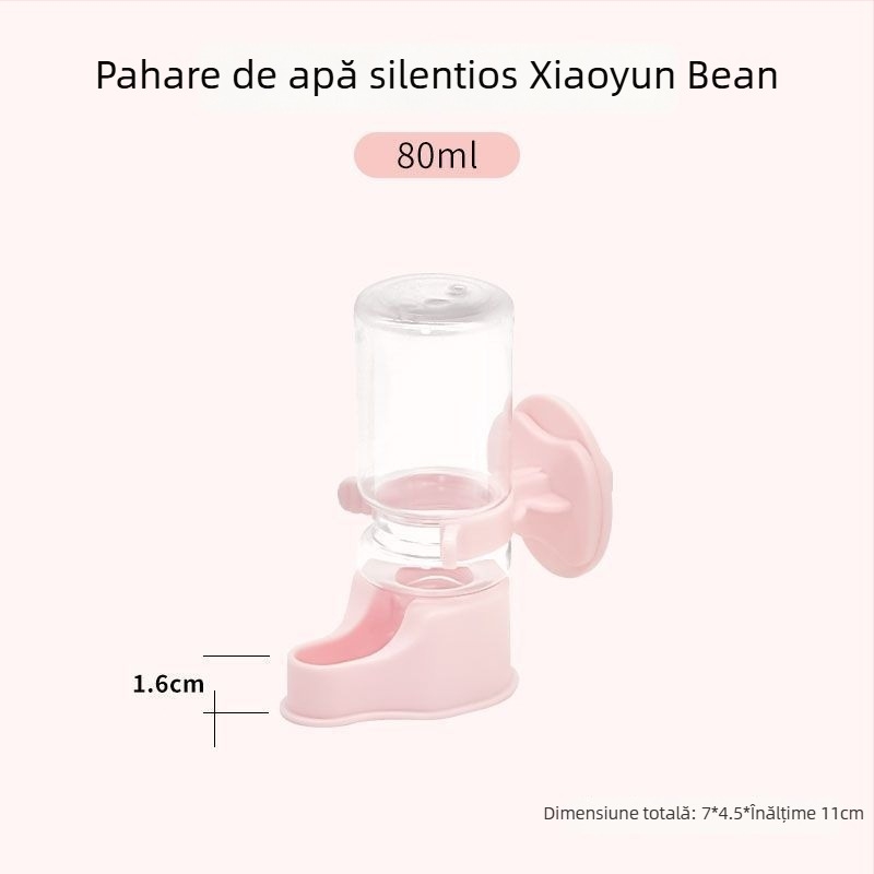 Dispenser de apă suspendat cu sifon silențios pentru animale de companie mici (Material: Altul; Origine: Altă; Import: Nu; Brand: Altă; Categoria: Alimentație pentru animale de companie)