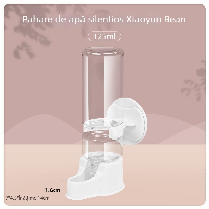 Dispenser de apă suspendat cu sifon silențios pentru animale de companie mici (Material: Altul; Origine: Altă; Import: Nu; Brand: Altă; Categoria: Alimentație pentru animale de companie)