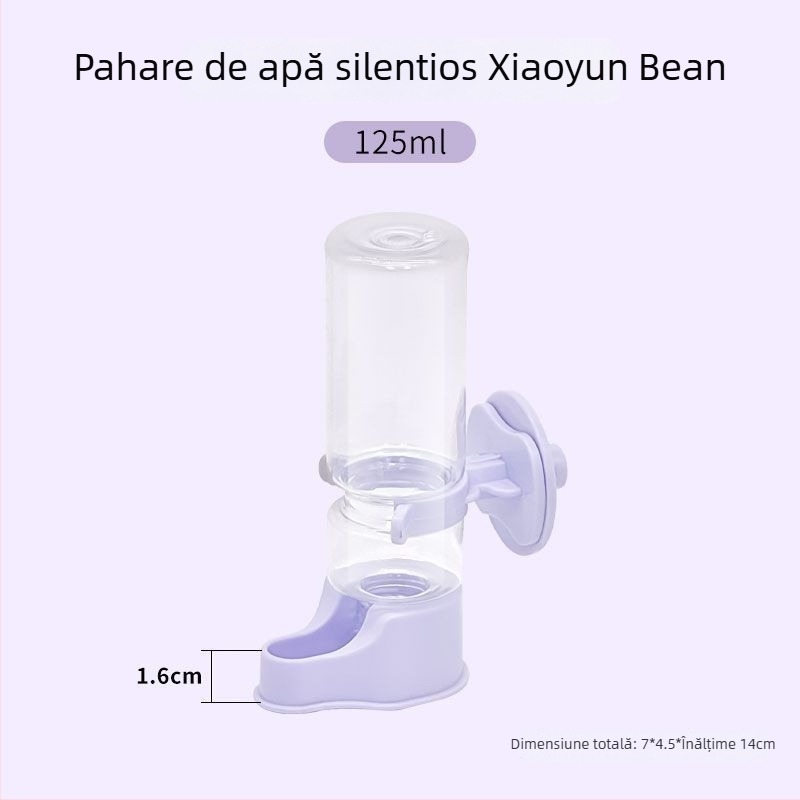Dispenser de apă suspendat cu sifon silențios pentru animale de companie mici (Material: Altul; Origine: Altă; Import: Nu; Brand: Altă; Categoria: Alimentație pentru animale de companie)