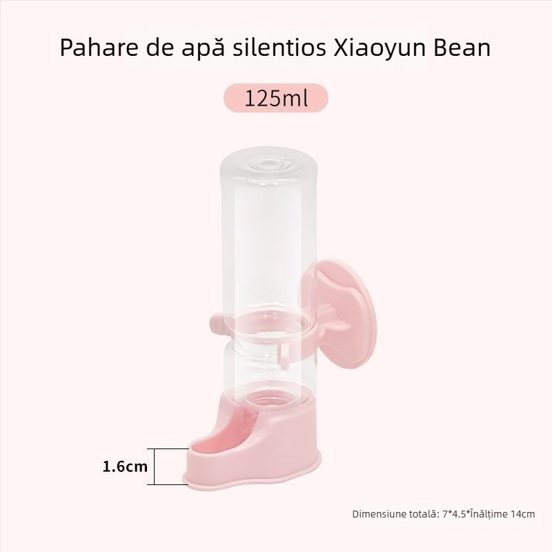 Dispenser de apă suspendat cu sifon silențios pentru animale de companie mici (Material: Altul; Origine: Altă; Import: Nu; Brand: Altă; Categoria: Alimentație pentru animale de companie)