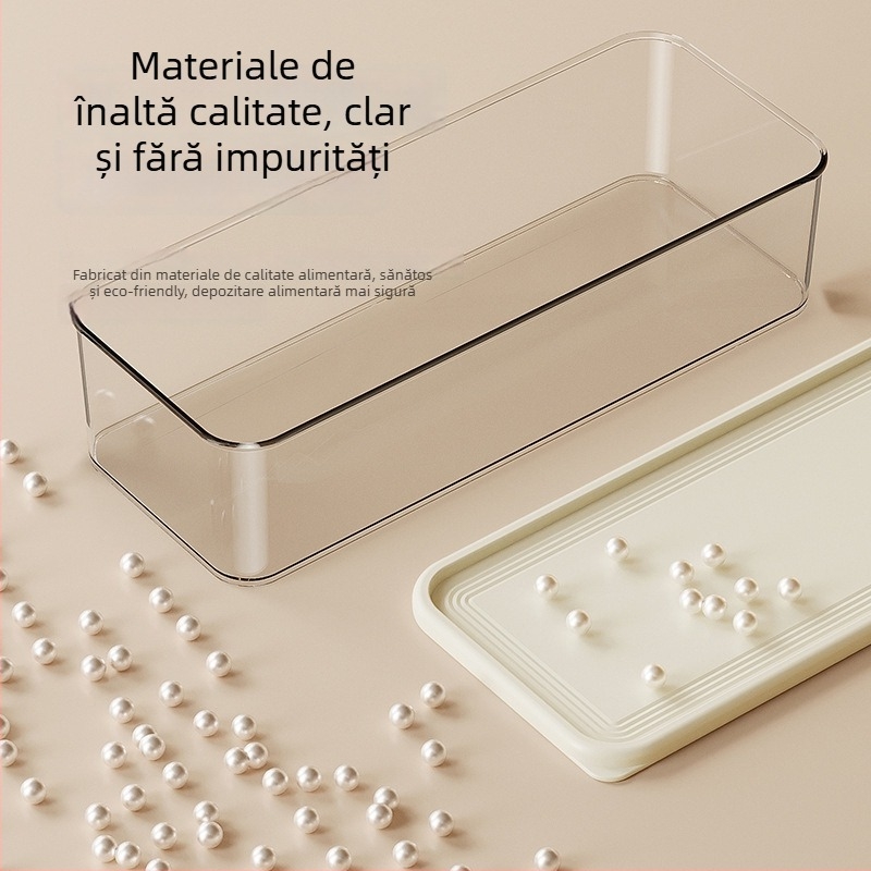 Cutie de depozitare pentru paste – plastic, portabilă, etanșare prin vid, stil simplu, brand Super Celebration