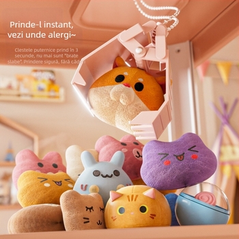 Mașină de prindere simulată pentru copii — joc interactiv cu efecte sonore reale, simulare multi-scenariu, coordonare mână-ochi, certificat 3C