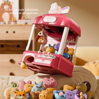 Mașină de prindere simulată pentru copii — joc interactiv cu efecte sonore reale, simulare multi-scenariu, coordonare mână-ochi, certificat 3C