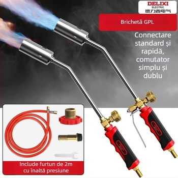 Delixi Electric pistol de spray din oțel inoxidabil pentru pig hair burning și impermeabilizare, dimensiuni variate