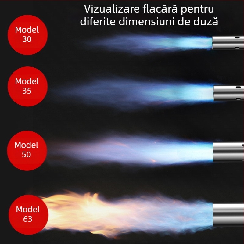 Delixi Electric pistol de spray din oțel inoxidabil pentru pig hair burning și impermeabilizare, dimensiuni variate