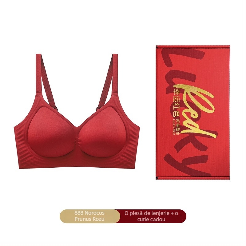 Set de lenjerie pentru femei fără cusături, cupa 3/4, cupă subțire modelată, fără inel de oțel, material: Nylon/Poliamidă 75%, închidere cu patru rânduri în spate