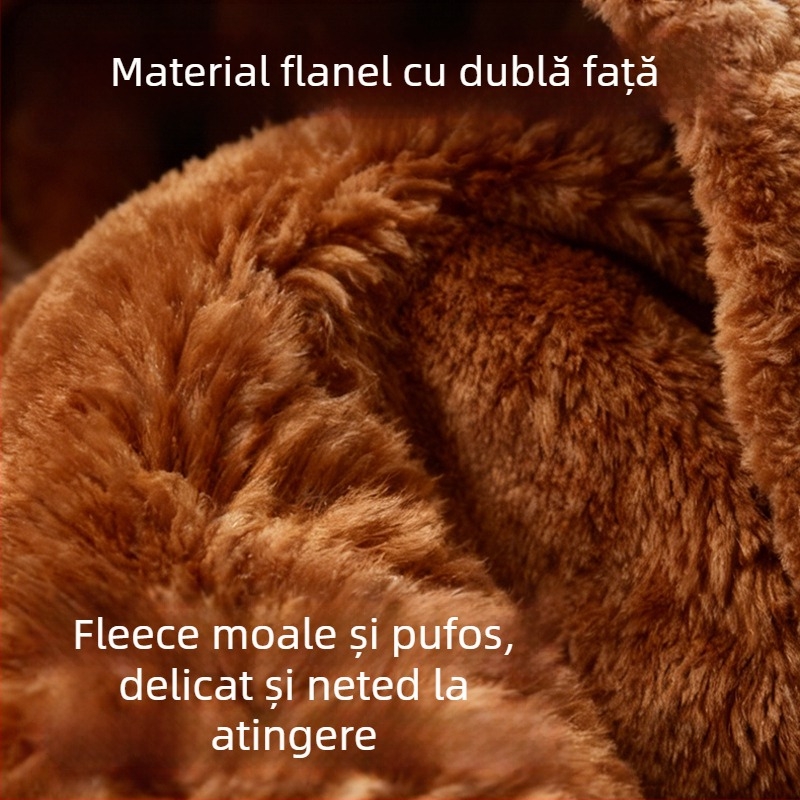 Pătură cu glugă Xiaozhi Benjia - poliester, 400 g, personalizare, stil desen animat